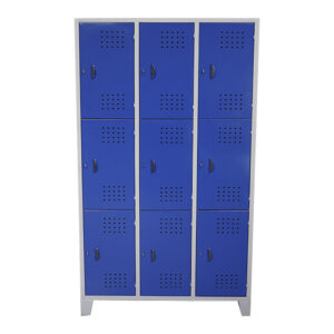 locker morado de 9 puestos